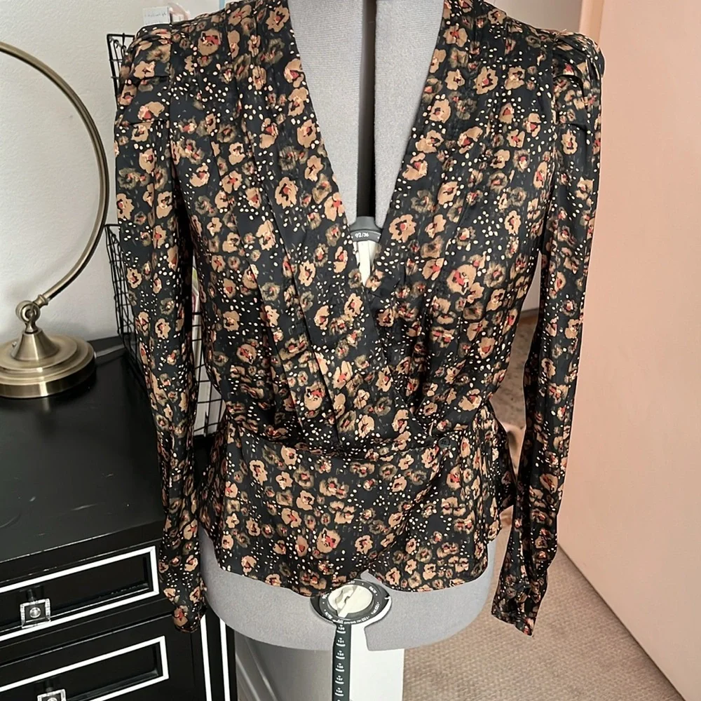 Free People Floral Blouse